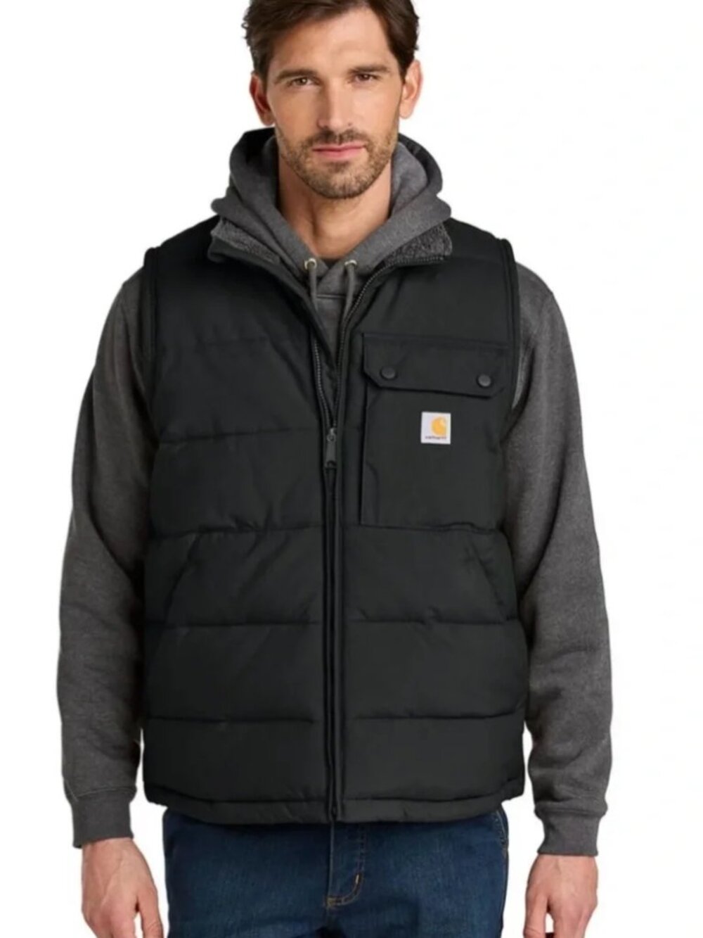 Carhartt NWOT Men Montana Loose Fit Insulated Vest Sherpa Lined Sz S